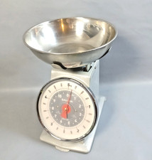 Vintage SALTER 5kg  / 11lb Mechanical Kitchen Scales with Stainless Bowl Retro 