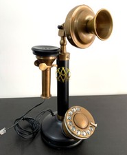 Antique Handmade Brass Phone