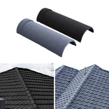 10x Ridge Tiles Roof Circular Ridge Capping End Cap Galvanized Metal Roof Tiles