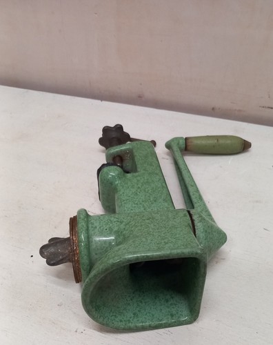 Vintage green enamel cast - vintage,