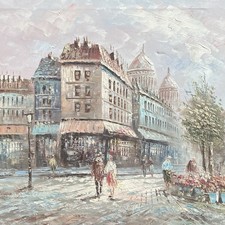 Vintage 1950s Original Oil