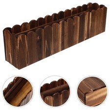  Flower Planter Rustic Flower Pot Wooden Flower Pot Fake Flower Planter for