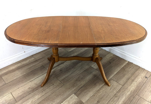 Dining table oval teak - table,