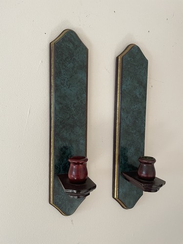 Pair vintage wall candle - pair,