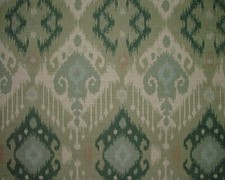 Boho Sage Green Ikat Linen
