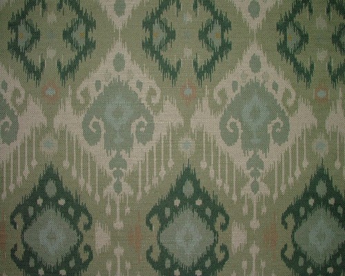 Boho sage green ikat - boho,
