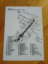 REMINGTON 870 LEFT HAND P/A  SHOTGUN  TAKE DOWN DIAGRAM  & OWNERS MANUAL