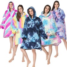 Hoodie Blanket Oversized Big Hooded Ultra Plush Sherpa Giant Sweatshirt Blanket