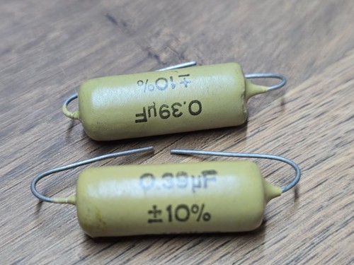 Mullard mustard 390000pf - 2,