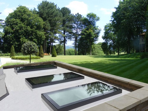 Flat roof lantern - roof,