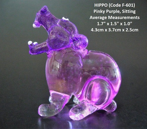 Glass rhino hippo - rhino, art