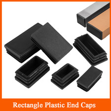 Black Rectangular Plastic End