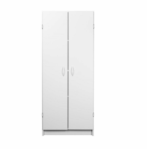 White wooden pantry storage - wooden,