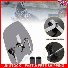 Large Motorcycle Windshield Wind Screen Deflector bike Windscreen Universal 1PCS