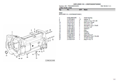 Same tractor parts catalog - parts, for