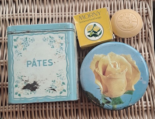 Vintage tins and - tins,