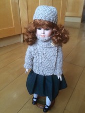 1990s Porcelain Crolly Doll