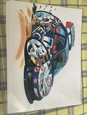 artwork of a vintage rally