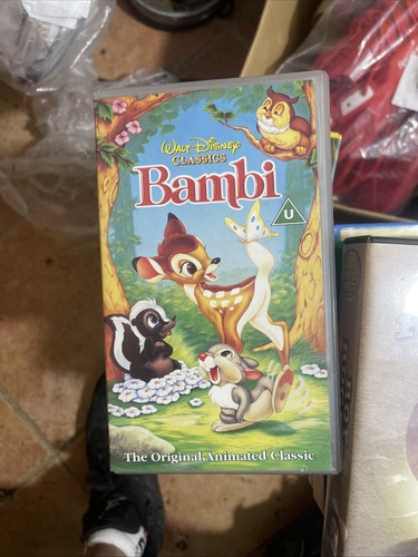 Bambi vhs video - vhs, tape