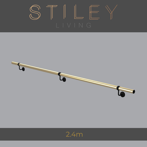 Brass indoor stair - brass,