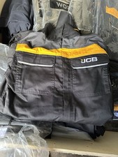 JCB Genuine Collection Overalls Adults Black Size Large
