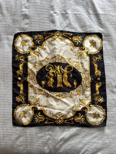 Versace silk square - silk, scarf