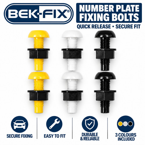 Number plate plastic bolts - bolts, &
