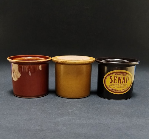 Pharmacy mustard jar set - pharmacy,