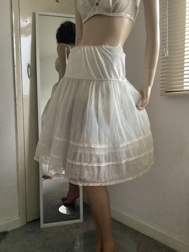 Vtg 50s white - 50s, sheer
