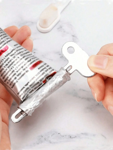 2pic metal toothpaste - metal, squeezer