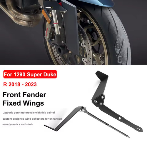 Motorcycle front fender - fender, fixed