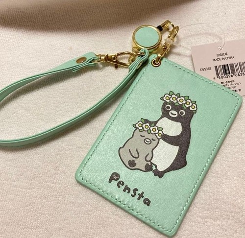 Suica penguin pass case with - suica,