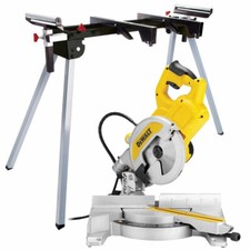 DeWalt DWS777 216mm XPS Crosscut Sliding Compound Mitre Saw 240V with Leg Stand