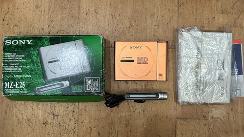 Sony e25 portable minidisc - sony, mz-e25