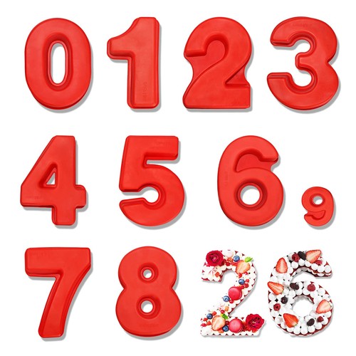 Silicone number mould extra - mould,
