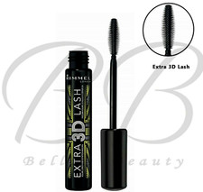 Rimmel Extra 3D Lash Mascara Volume Lengthening No Clumps 8ml *003 EXTREME BLACK