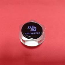 MS CHROME BILLET ENGINE OIL FILLER CAP for MAZDA 2 3 5 6 CX-30 CX-3 MX5 RF 2.0 S