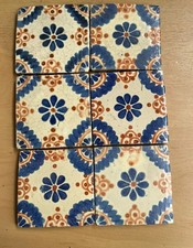 Mexican Ceramic Tiles x 4