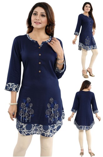 Ladies blue rayon - blue,