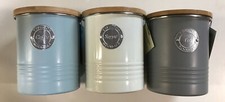 Typhoon Living Collection Tea Coffee Sugar Kitchen Canister Storage Jars