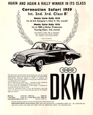 1959 DKW Auto Union 3=6 Monte