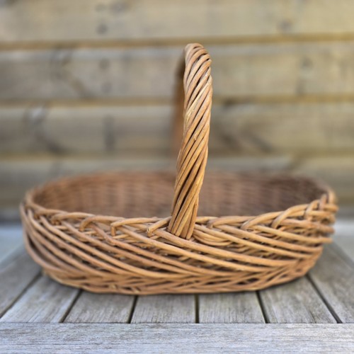 Large vintage wicker willow - vintage,