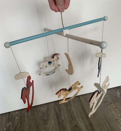 Vintage wooden mobile - vintage, rocking