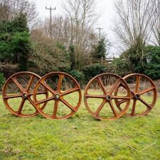 Shepherd Hut Wheels Cast Iron 24 Inches Pack 4