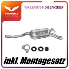 Mercedes W124 300 diesel (1985-1993) muffler exhaust with E-mark
