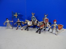 PAPO bundle MEDIEVAL KNIGHT HORSE ACTION FIGURE LOT SET castle king fantasy