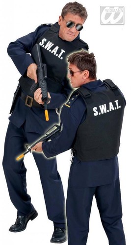 Swat vest adult - adult, dress