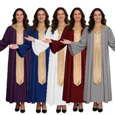 Women Choir Robe Flared Long