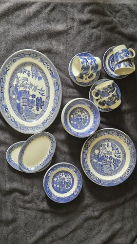Vintage 60s woods ware willow - 60s,