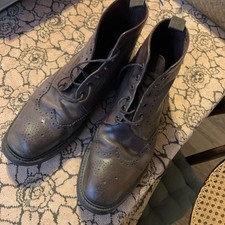 Loake Litchfield Brown Brogue Boots Size 10